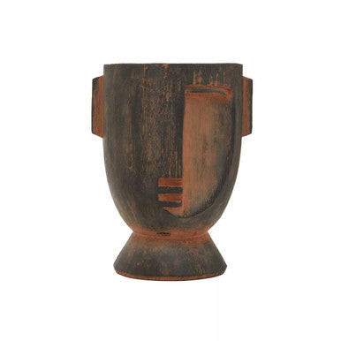 Orsina Darnell Small Face Planter – Rustic Succulent Pot for Boho Decor