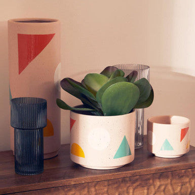 Orsina Jada Large Abstract Planter – Modern Sculptural Indoor Pot