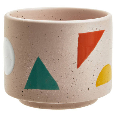 Orsina Jada Small Abstract Planter – Colorful Ceramic Succulent Pot