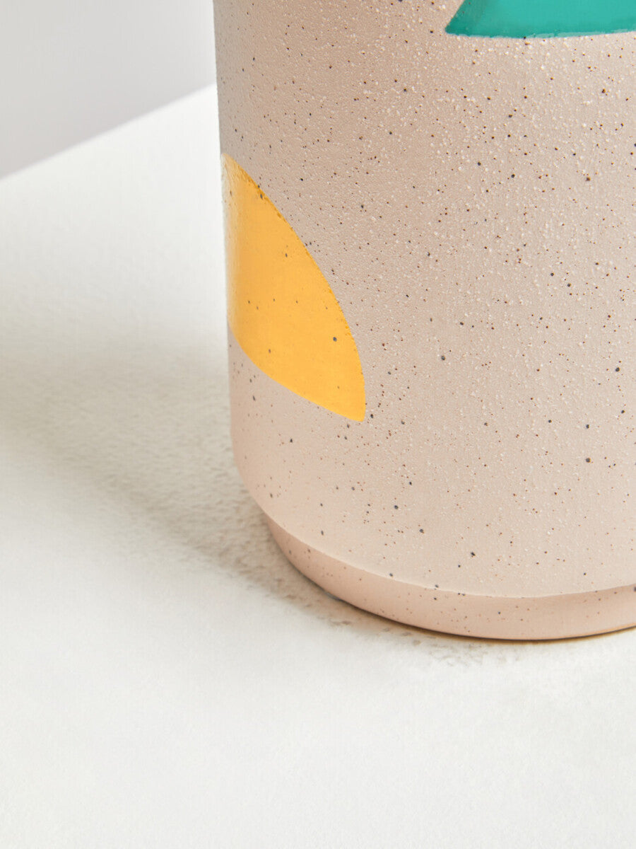 Orsina Jada Small Abstract Ceramic Vase – Modern Artistic Tabletop Decor