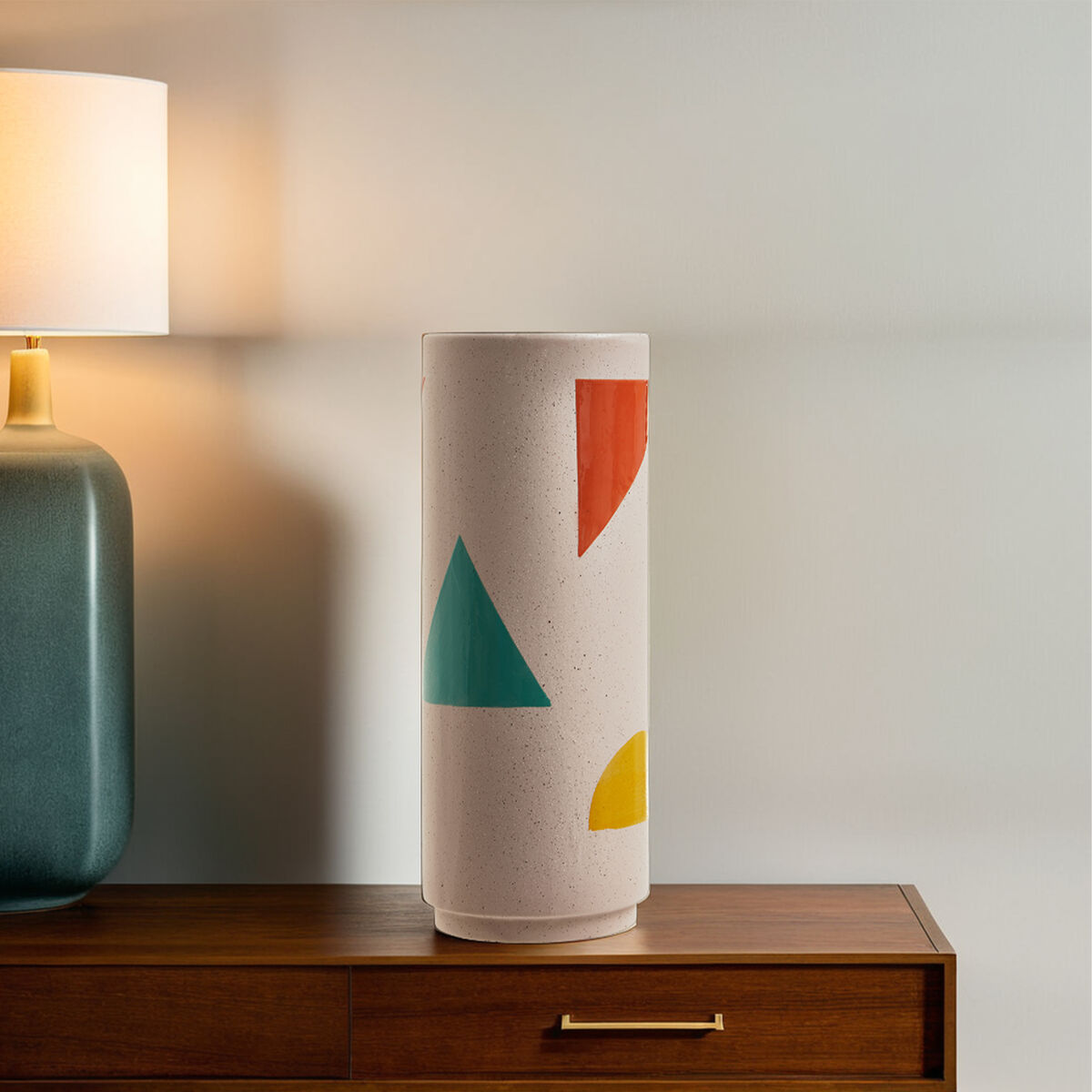 Orsina Jada Large Abstract Vase – Sculptural Artistic Ceramic Decor