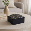 Orsina Oriana Black Slate Trinket Box | Luxury Stone Jewellery Storage