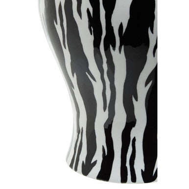 Orsina Marmo Small Ceramic Jar – Monochrome Decorative Storage Vessel