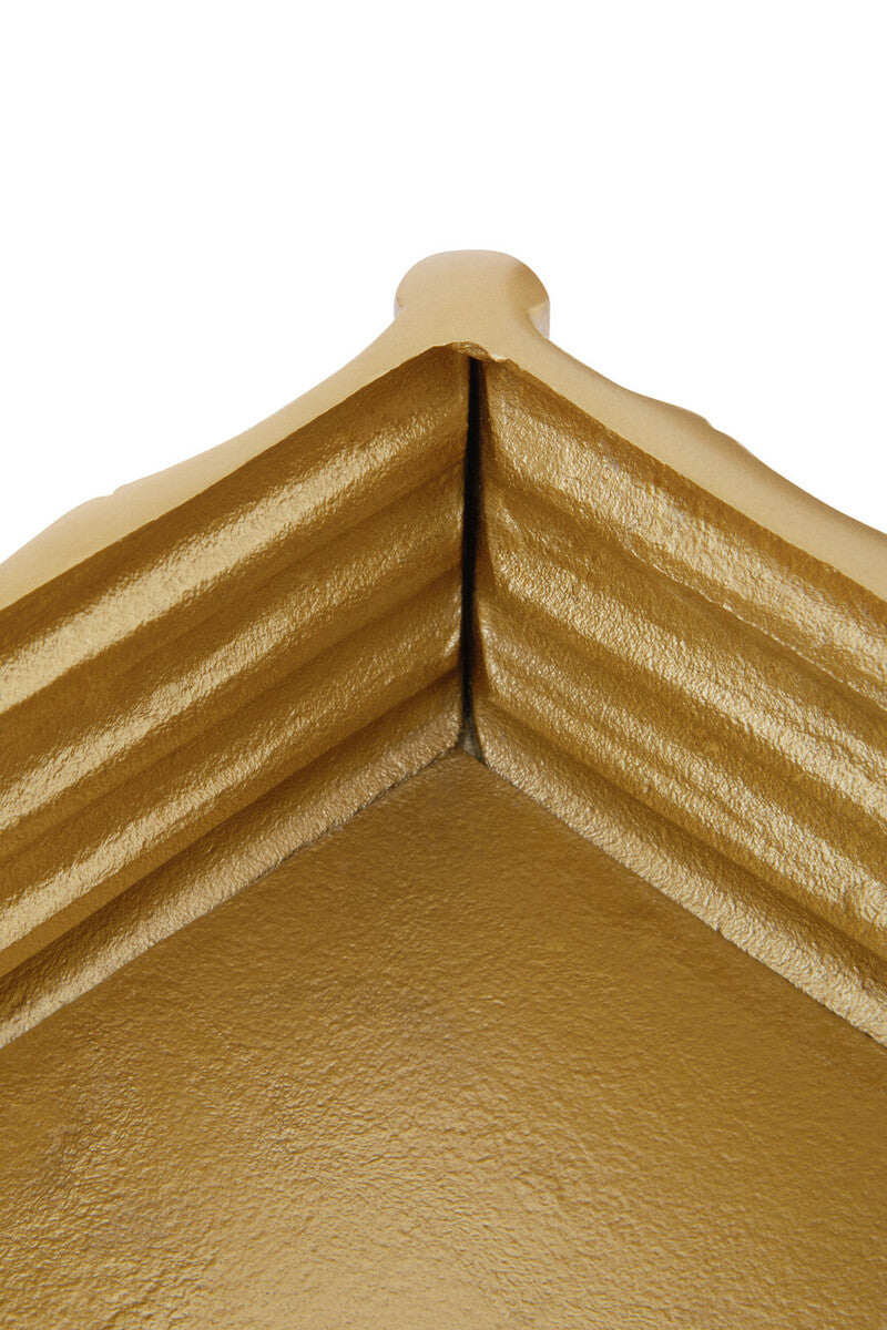 Orsina Hiba Small Gold Bamboo Effect Trinket Box | Jewelry Storage