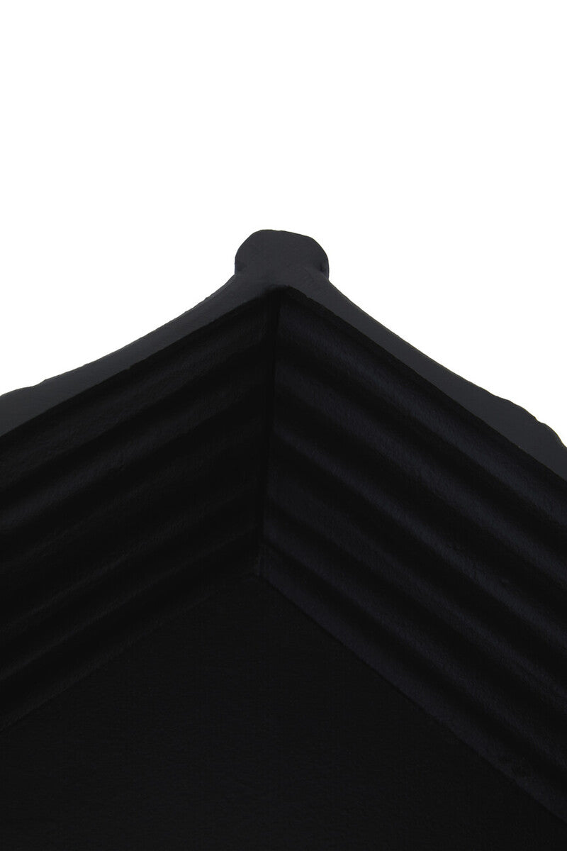 Orsina Hiba Large Black Bamboo Effect Trinket Box – Matte Finish