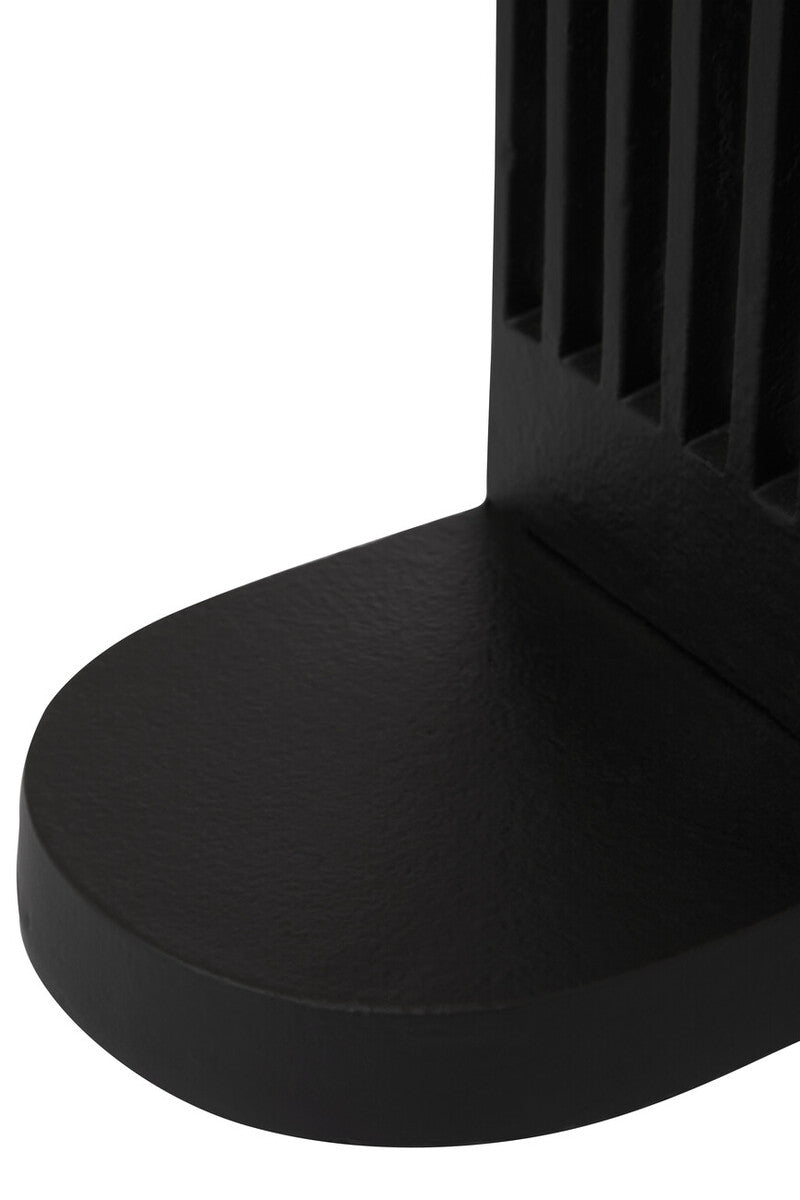 Orsina Rubi Arched Bookends | Set of 2 Sculptural Black Finish Decor