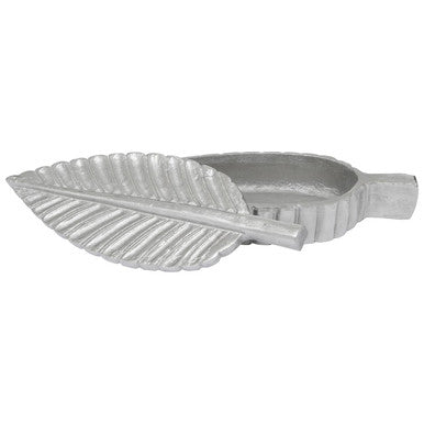 Orsina Prato Silver Plume Decorative Trinket Box for Jewelry