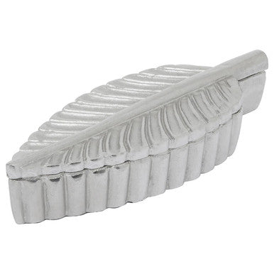 Orsina Prato Silver Plume Decorative Trinket Box for Jewelry