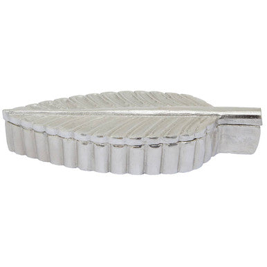 Orsina Prato Silver Plume Decorative Trinket Box for Jewelry