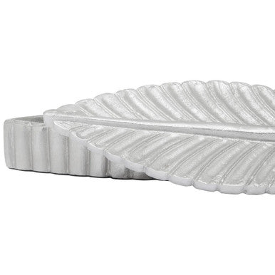 Orsina Prato Silver Plume Decorative Trinket Box for Jewelry