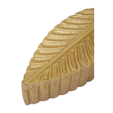 Orsina Prato Gold Plume Decorative Box – Sculptural Jewelry Storage