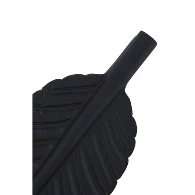 Orsina Prato Black Plume Box – Sculptural Feather Decorative Storage
