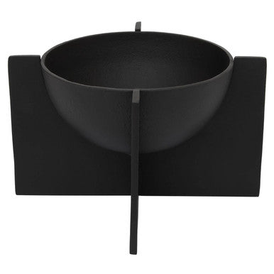 Orsina Hapax Matte Black Decorative Bowl | Modern Minimalist Decor