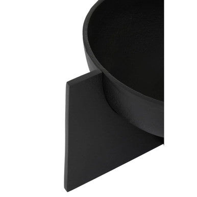 Orsina Hapax Matte Black Decorative Bowl | Modern Minimalist Decor
