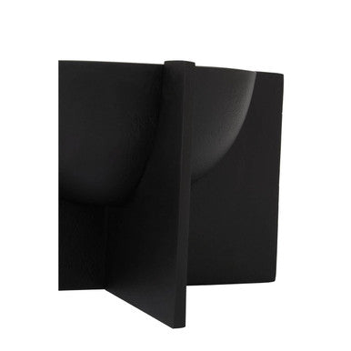 Orsina Hapax Matte Black Decorative Bowl | Modern Minimalist Decor