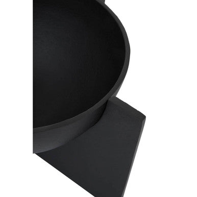 Orsina Hapax Matte Black Decorative Bowl | Modern Minimalist Decor