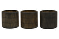 Orsina Gaia Mosaic Glass Tealight Holders – Antique Gold Set of 3