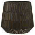 Orsina Gaia Small Mosaic Glass Candle Holder – Antique Gold Tealight