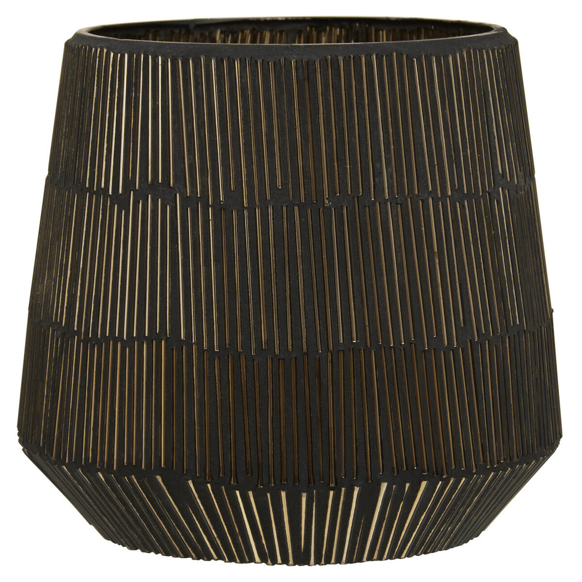 Orsina Gaia Small Mosaic Glass Candle Holder – Antique Gold Tealight
