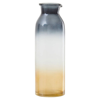 Orsina Glynn Black and Gold Cylindrical Vase – Modern Decorative Vase