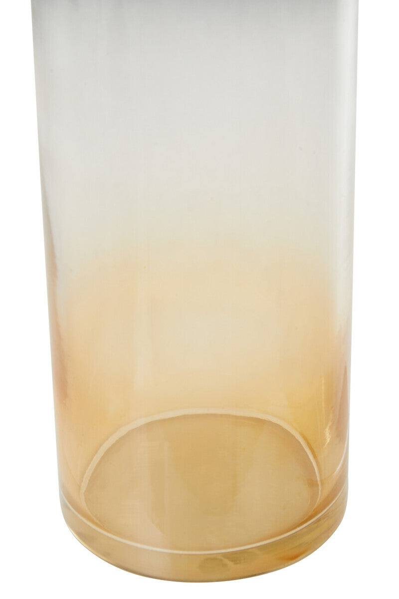 Orsina Glynn Black and Gold Cylindrical Vase – Modern Decorative Vase