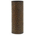 Orsina Akola Large Antique Gold Hammered Metal Vase – 24 Inch