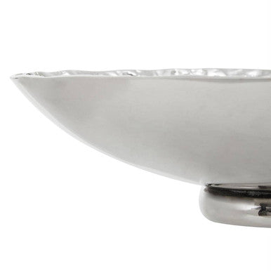 Orsina Akola Silver Hammered Decorative Bowl – Modern Metal Catchall