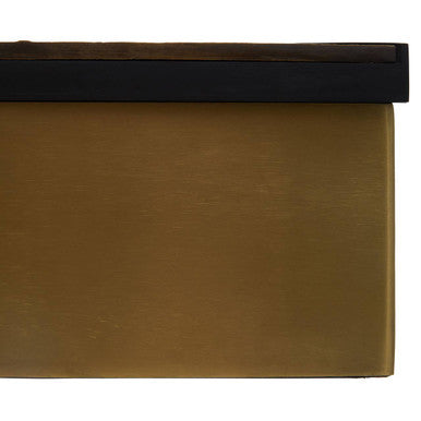Orsina Aris Small Storage Box – Black and Gold Striped Jewelry Box
