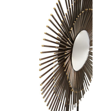 Orsina Mirano Black Quill Sculpture – Gold Tipped Decor with Granite Base