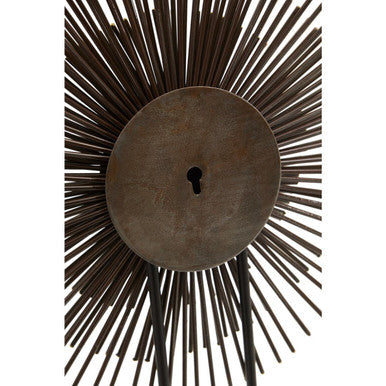Orsina Mirano Black Quill Sculpture – Gold Tipped Decor with Granite Base