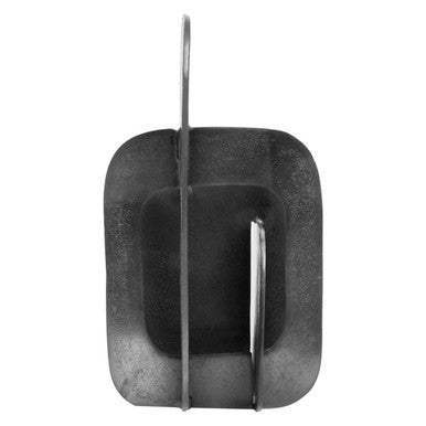 Orsina Prato Abstract Sculpture | Black Nickel Textured Modern Decor