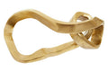 Orsina Prato Gold Abstract Knot Sculpture – Modern Metal Home Decor