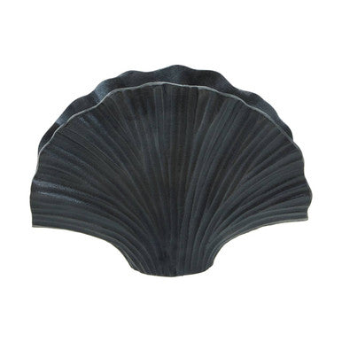Orsina Danna Small Grey Ginkgo Leaf Decorative Sculptural Vase