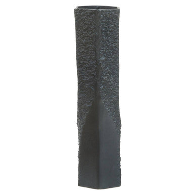 Orsina Dante Large Grey Textured Vase – Sculptural Contemporary Decor