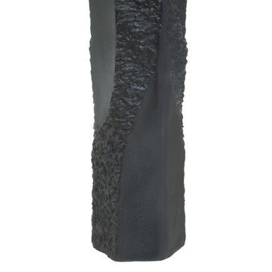 Orsina Dante Large Grey Textured Vase – Sculptural Contemporary Decor