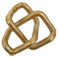 Orsina Gold Rough Sculpture – Interlinked Aluminium Modern Decor