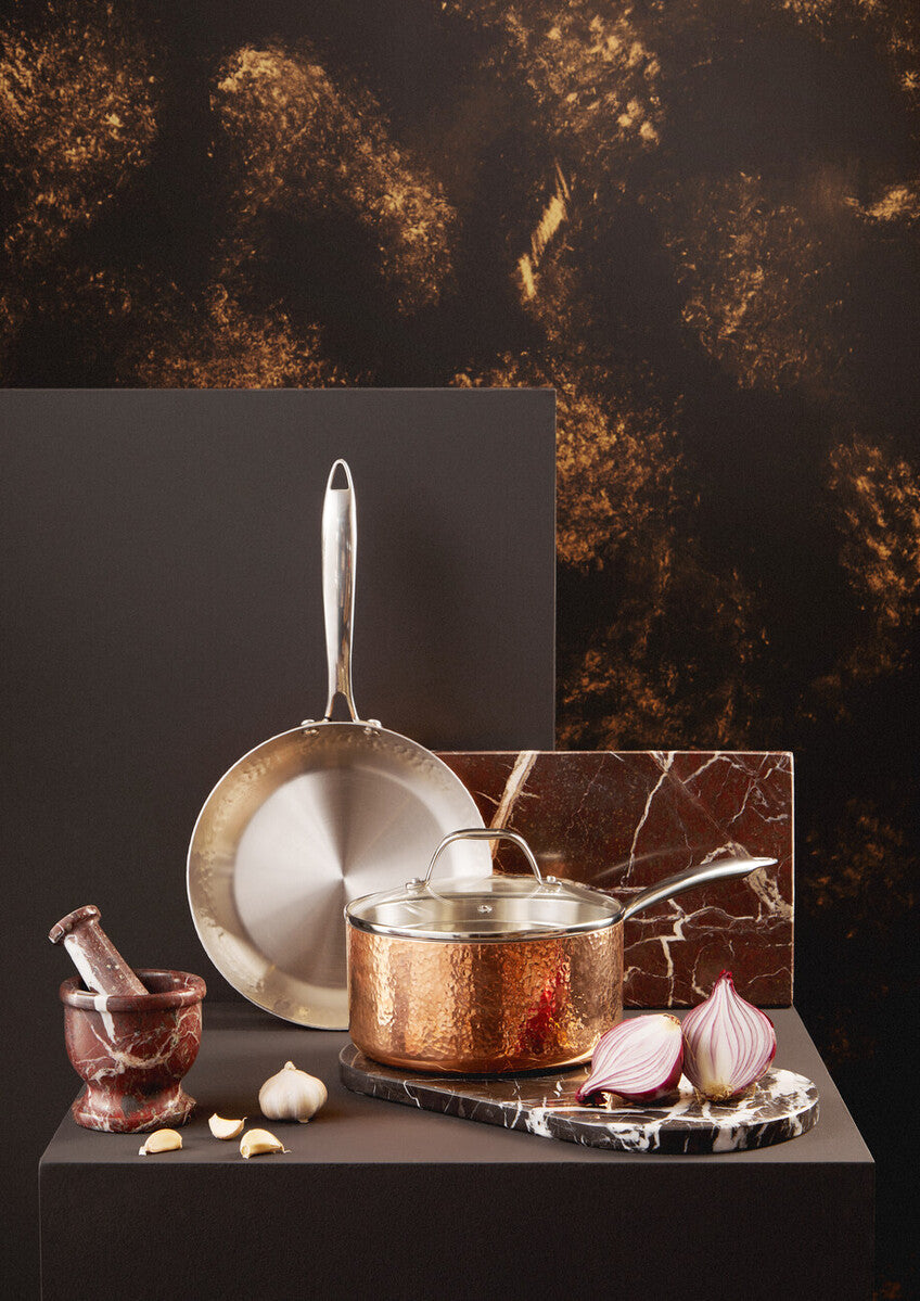 Orsina Salmo Oval Black Marble Chopping and Serving Board