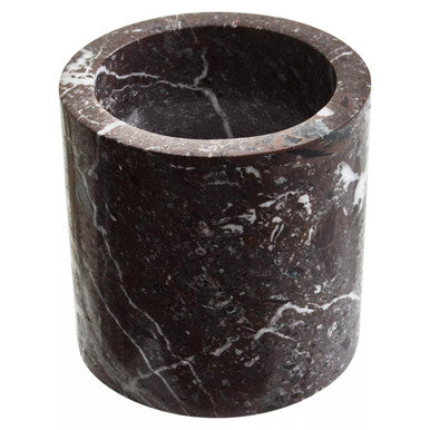 Orsina Salmo Red Marble Ice Bucket – Luxury Stone Barware Accessory