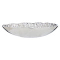 Orsina Salma Silver Lotus Leaf Decorative Aluminium Centerpiece Bowl