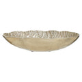 Orsina Salma Gold Finish Lotus Leaf Bowl – Decorative Aluminium Accent