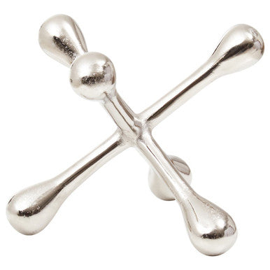 Orsina Silver Jack Sculpture – Handcrafted Aluminium Decorative Accent