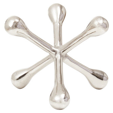 Orsina Silver Jack Sculpture – Handcrafted Aluminium Decorative Accent