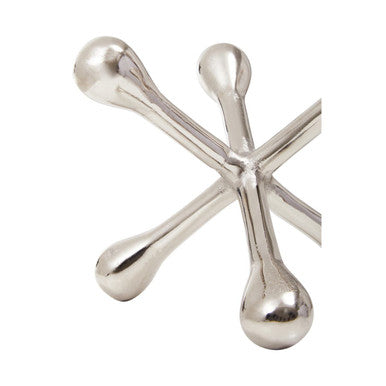 Orsina Silver Jack Sculpture – Handcrafted Aluminium Decorative Accent