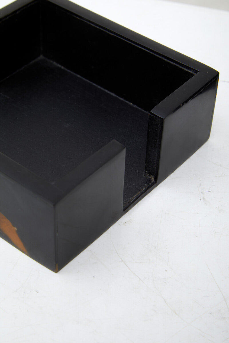 Orsina Tortoise Shell Resin Coasters – Set of 4 with Storage Box