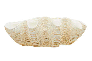 Orsina Byron Large Clam Shell Bowl – Coastal Sculptural Decorative Centerpiece