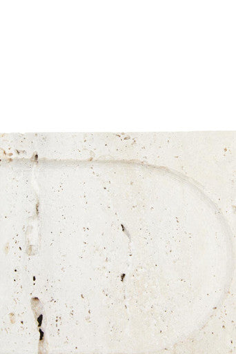 Orsina Tibor Travertine Rectangular Decorative Tray | Natural Stone