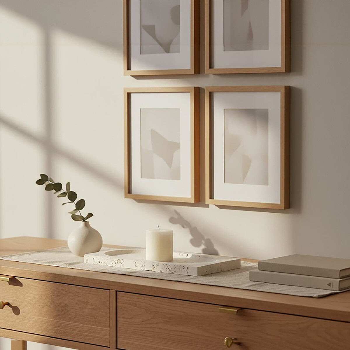 Orsina Tibor Travertine Rectangular Decorative Tray | Natural Stone