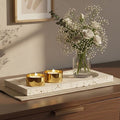 Orsina Tibor Travertine Rectangular Decorative Tray | Natural Stone