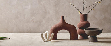 Orsina Dunas Small White Loop Sculpture – Textured Modern Home Decor