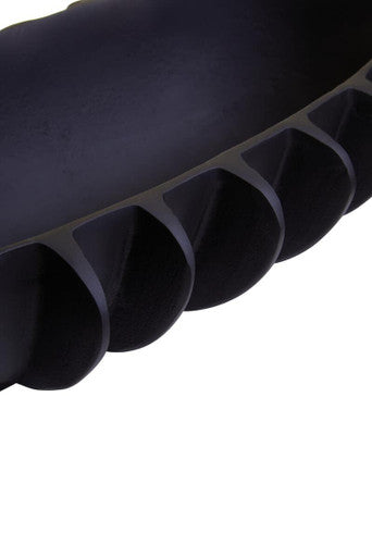 Orsina Hapax Matte Black Aluminium Oblong Bowl - Modern Decorative Tray